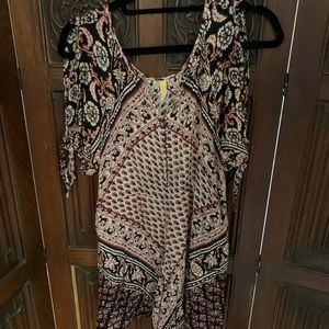 Free People onsie jumpsuit shorts buttons at top